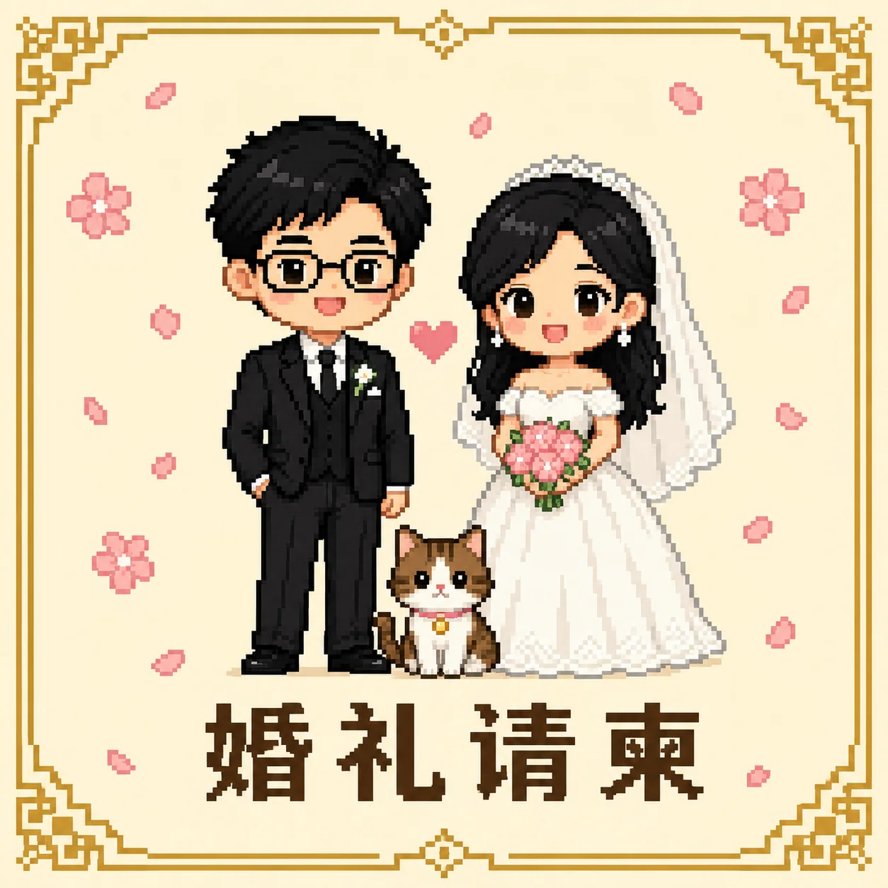 俞吴迪与刘寅涛的婚礼请柬